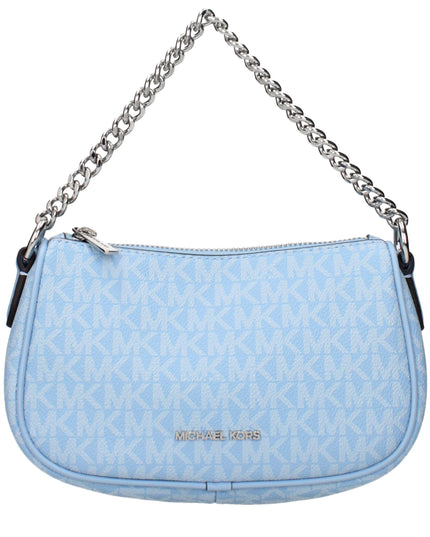 Michael Kors Light Blue Fabric Handbags