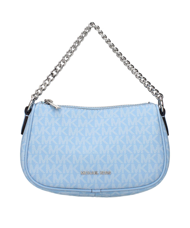 Michael Kors Light Blue Fabric Handbags