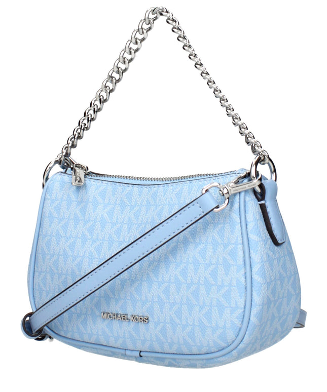 Michael Kors Light Blue Fabric Handbags