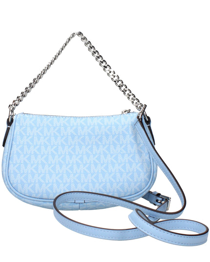 Michael Kors Light Blue Fabric Handbags