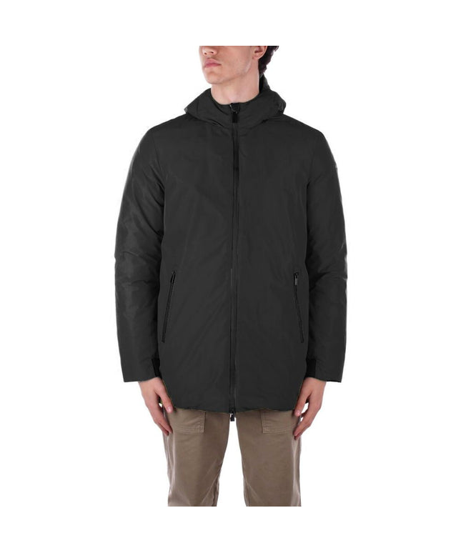 Suns Black Polyester Jackets & Coat