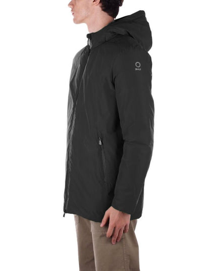 Suns Black Polyester Jackets & Coat