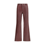 Chloé Flared lambskin leather trousers