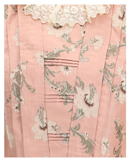 Chloé Fitted Jacket in jacquard taffeta and lace