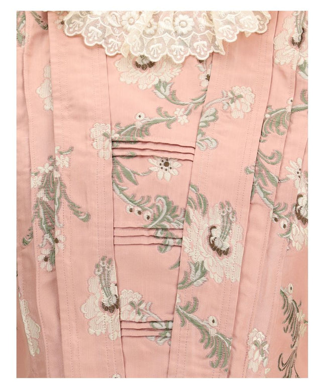 Chloé Fitted Jacket in jacquard taffeta and lace