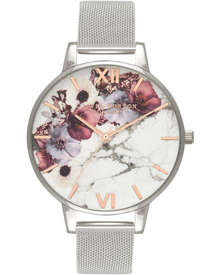Olivia Burton Silver Stainless Steel Watch
