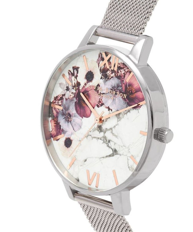 Olivia Burton Silver Stainless Steel Watch