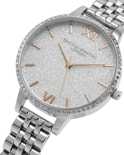 Olivia Burton Silver Stainless Steel Watch
