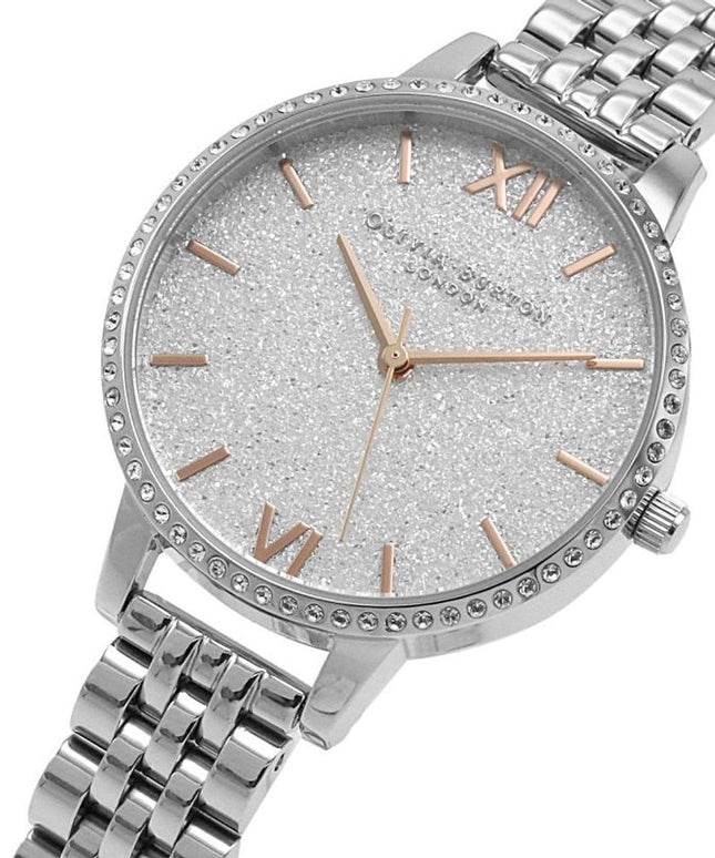 Olivia Burton Silver Stainless Steel Watch