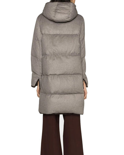 Herno Faux Fur Trim Padded Coat