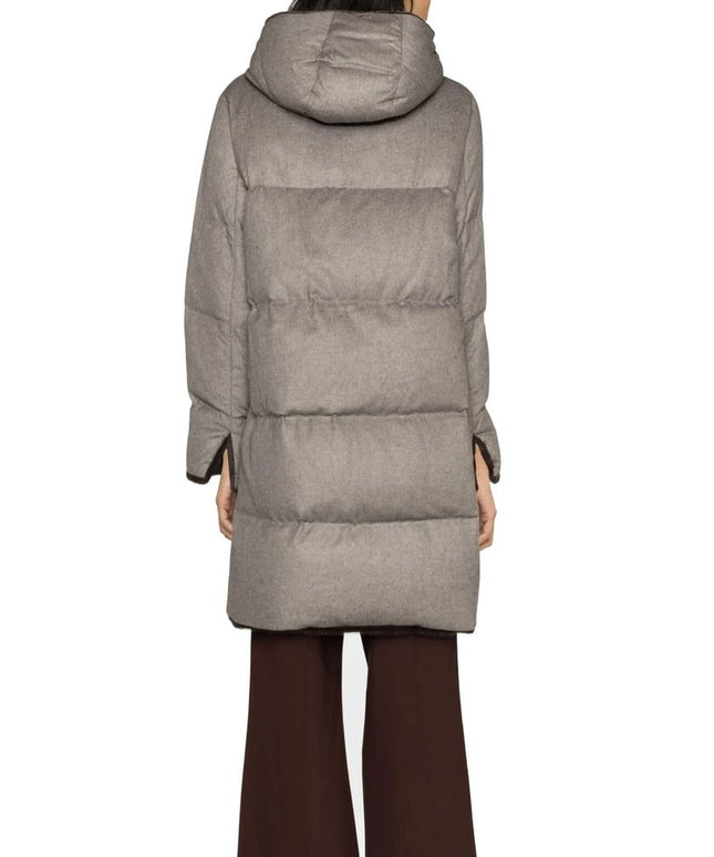Herno Faux Fur Trim Padded Coat