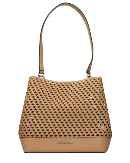 Michael Kors Brown Leather Shoulder Bags