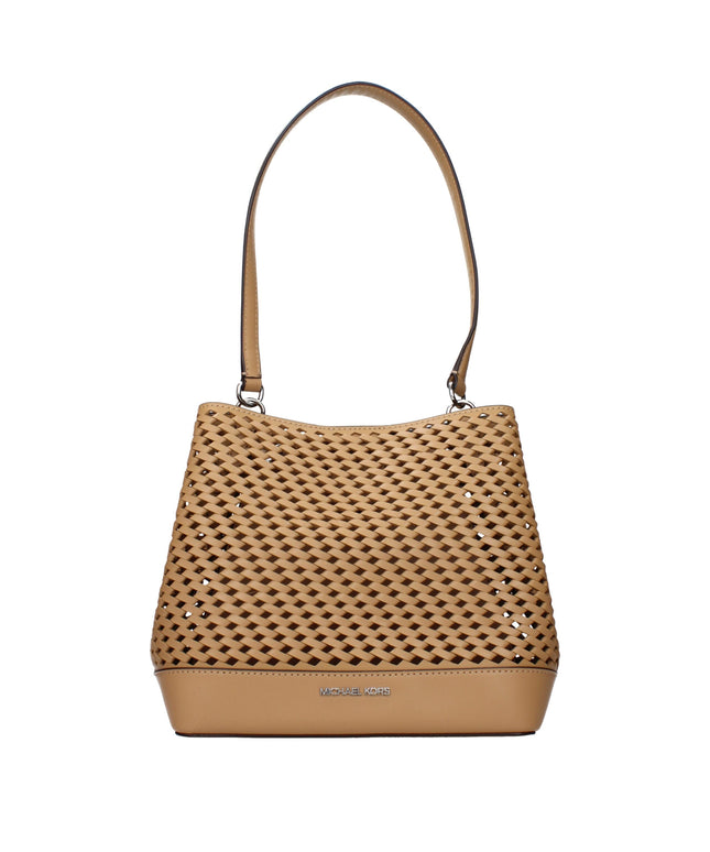 Michael Kors Brown Leather Shoulder Bags