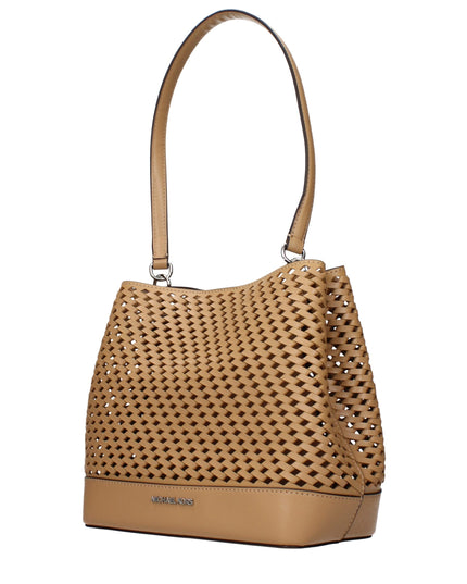 Michael Kors Brown Leather Shoulder Bags
