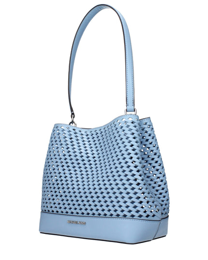 Michael Kors Light Blue Leather Shoulder Bags