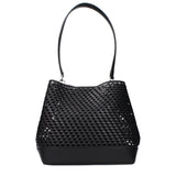 Michael Kors Black Leather Shoulder Bags