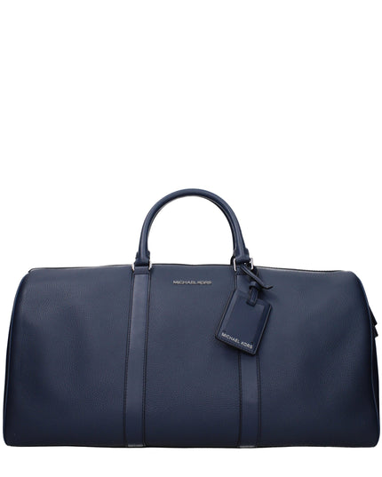 Michael Kors Blue Leather Luggage And Travel