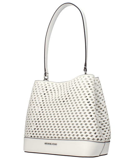 Michael Kors White Leather Shoulder Bags