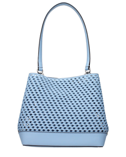 Michael Kors Light Blue Leather Shoulder Bags