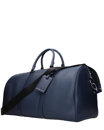 Michael Kors Blue Leather Luggage And Travel