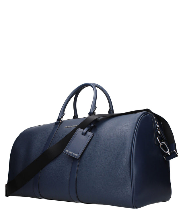 Michael Kors Blue Leather Luggage And Travel