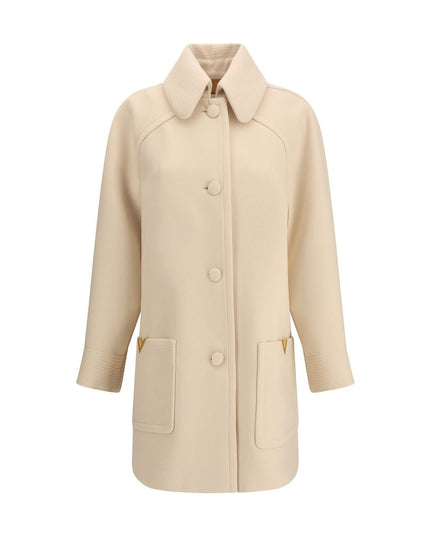 Valentino Wool Drap Caban