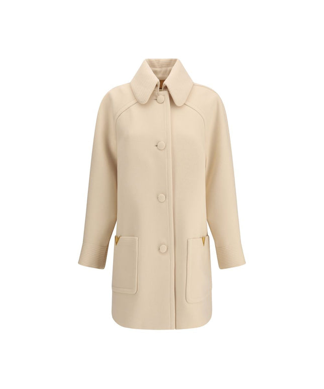 Valentino Wool Drap Caban