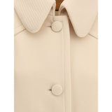 Valentino Wool Drap Caban