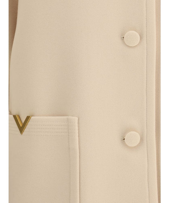 Valentino Wool Drap Caban