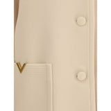 Valentino Wool Drap Caban