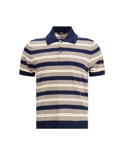 Prada Striped cotton Polo