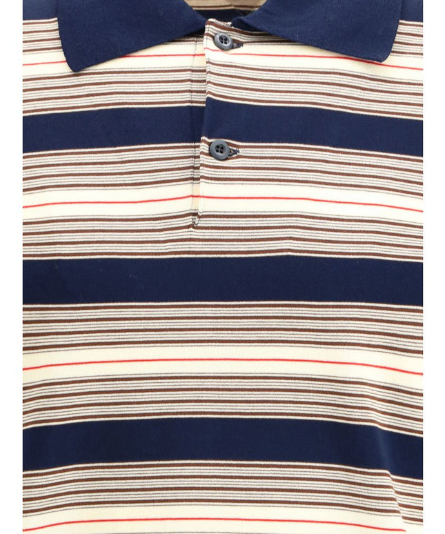 Prada Striped cotton Polo