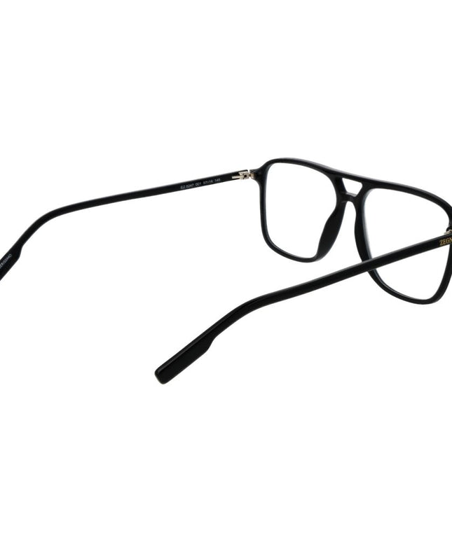Ermenegildo Zegna Black Men Glasses Frame