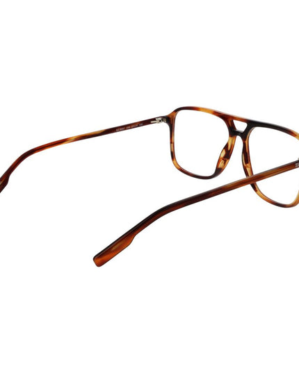 Ermenegildo Zegna Brown Men Glasses Frame