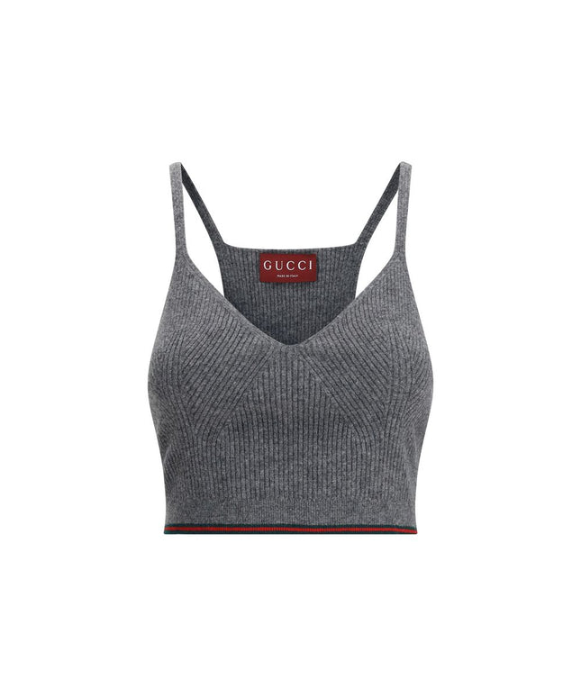 Gucci V-neck ribbed Top