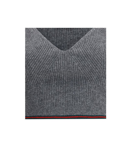 Gucci V-neck ribbed Top