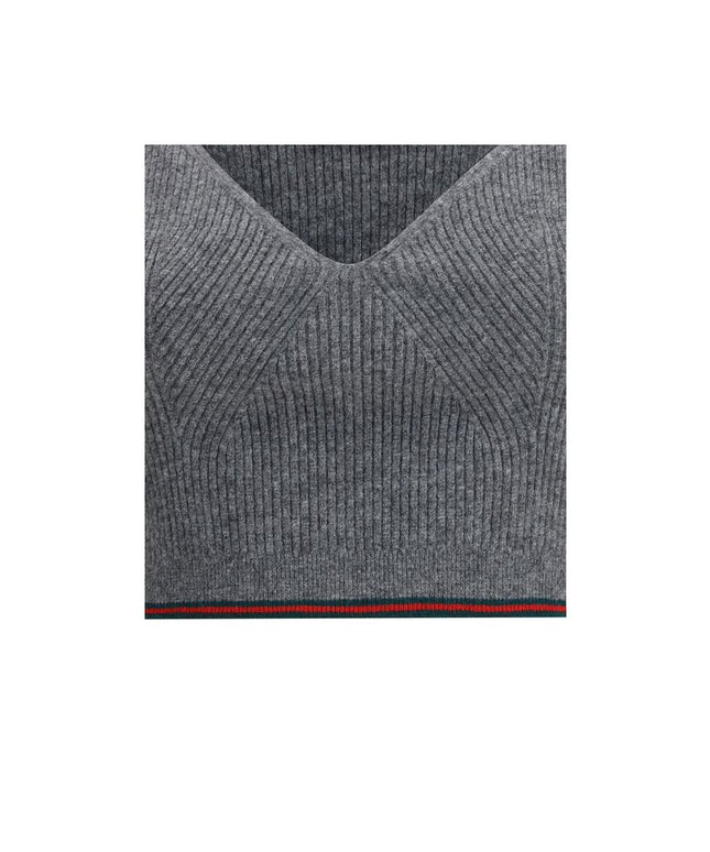 Gucci V-neck ribbed Top