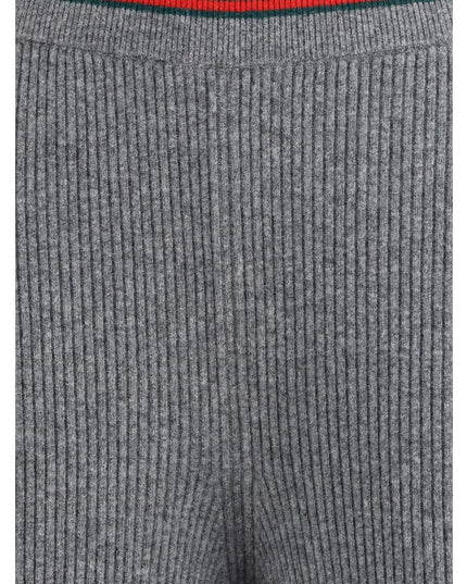 Gucci Ribbed Wool Trousers