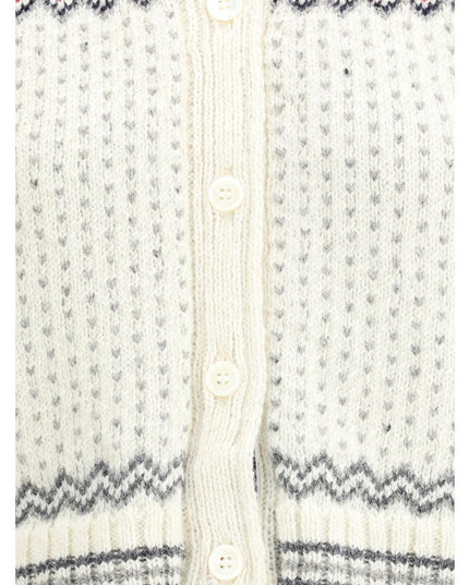 Thom Browne Wool and Mohair Cardigan