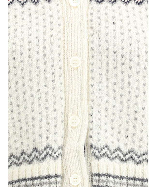 Thom Browne Wool and Mohair Cardigan
