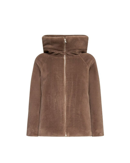 Herno Faux Fur Hooded Jacket