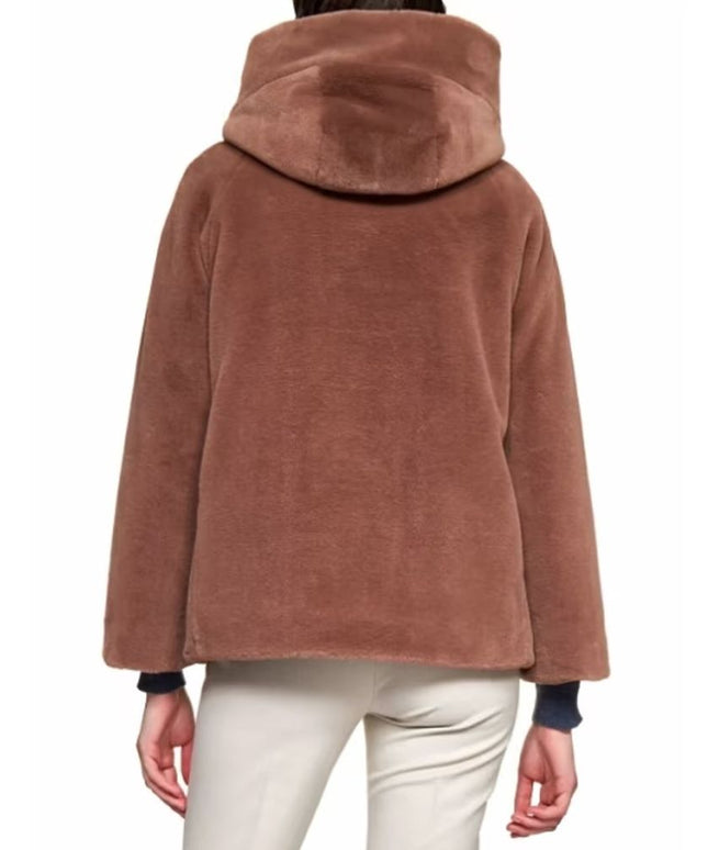 Herno Faux Fur Hooded Jacket