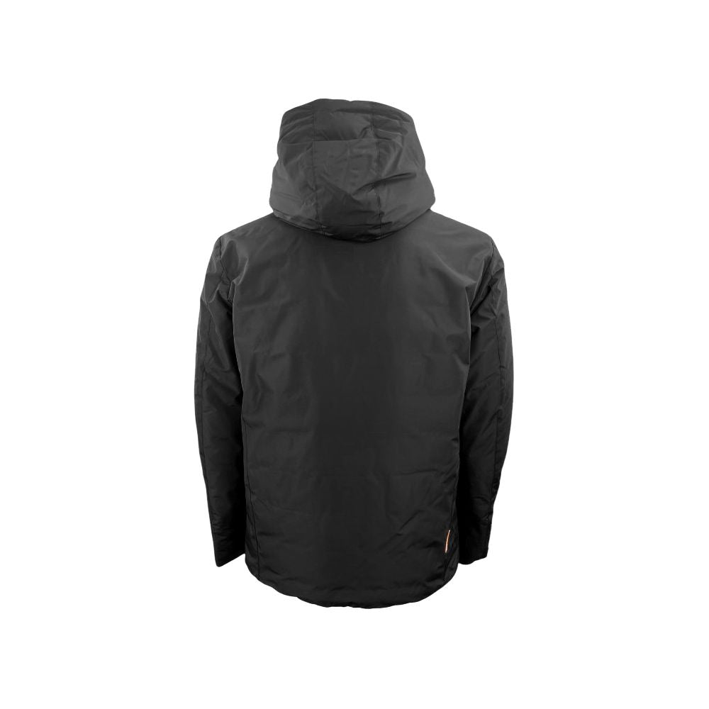 Suns Black Polyester Jackets & Coat