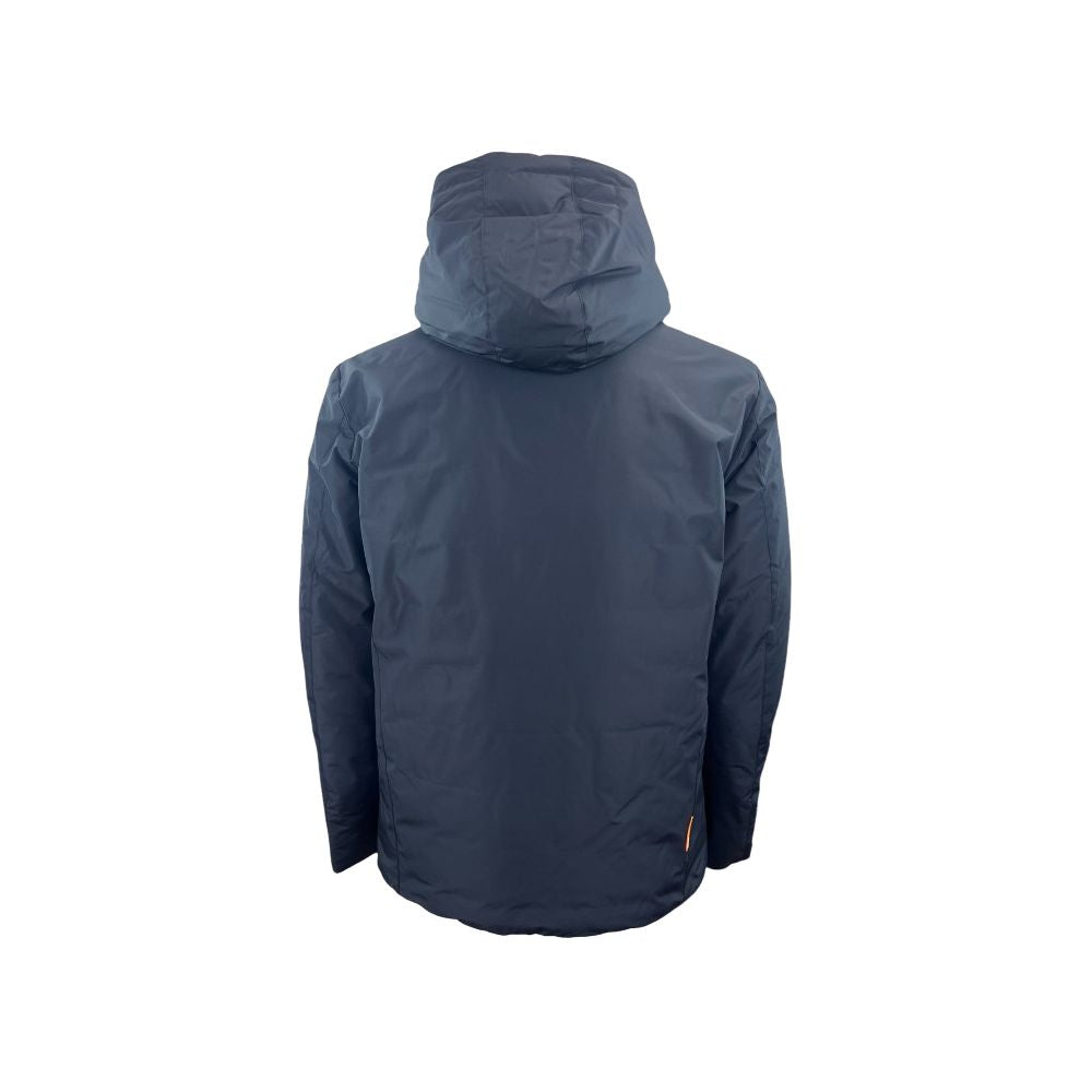 Suns Blue Polyester Jackets & Coat