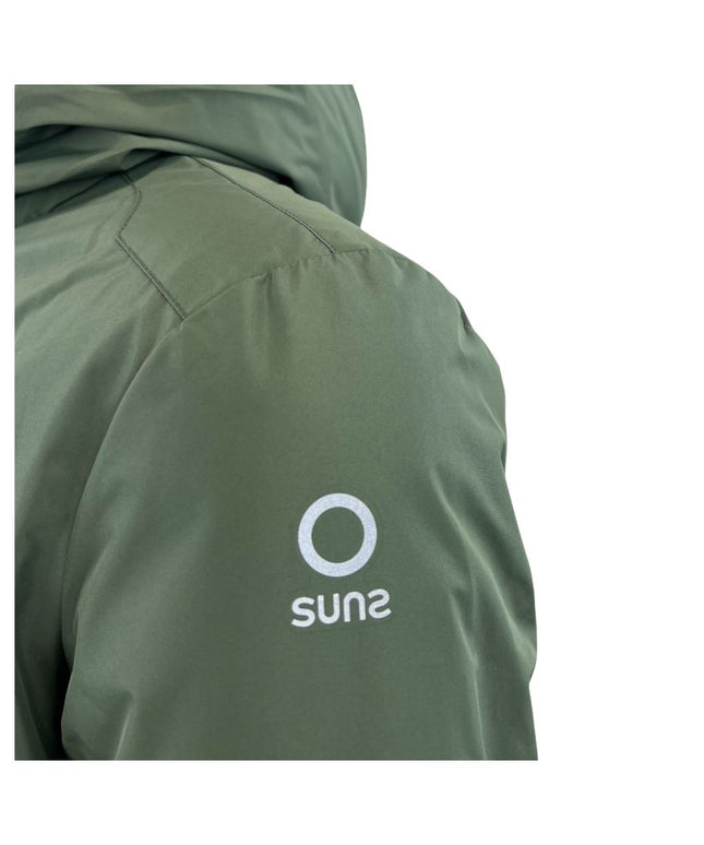 Suns Green Polyester Jackets & Coat