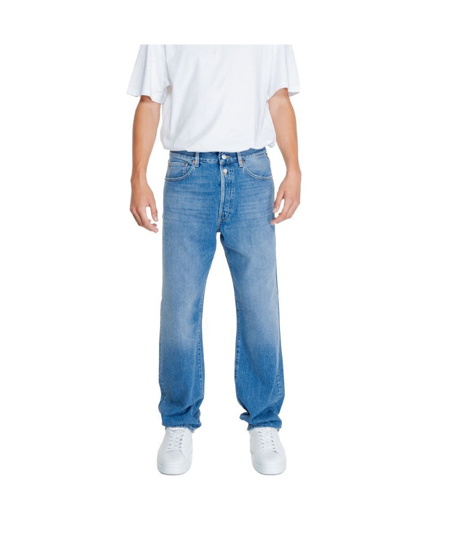 Replay Blue Cotton Pant