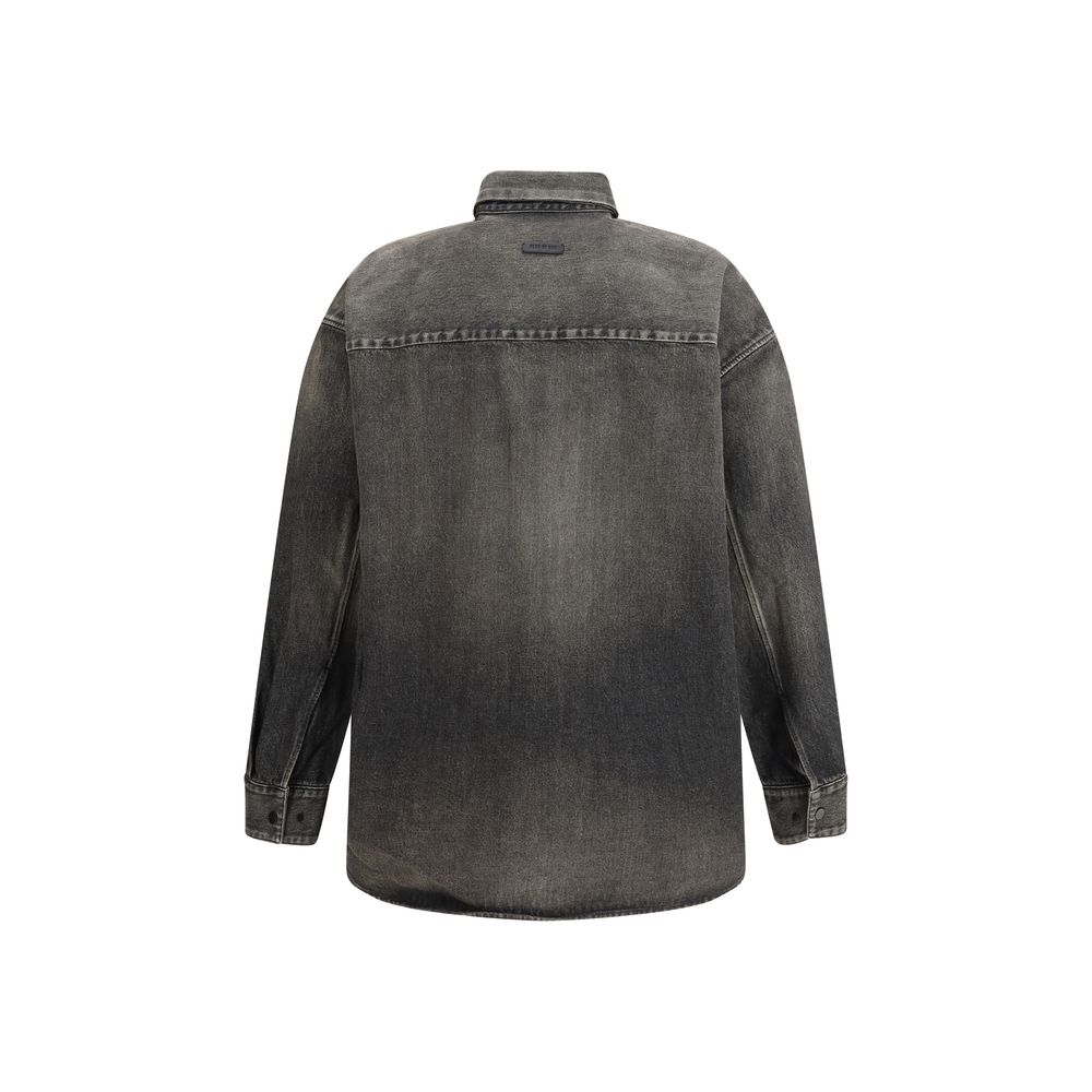 Fear Of God Snap Front Denim Overshirt
