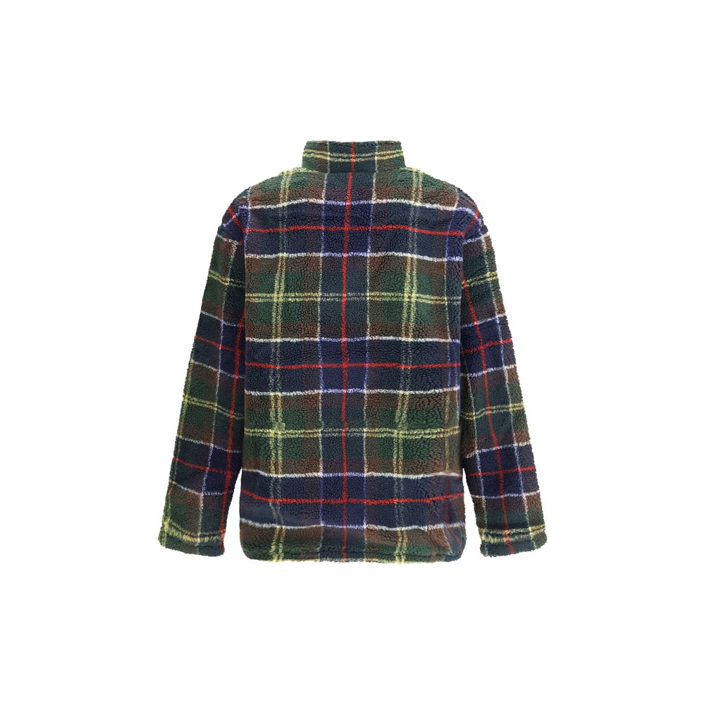 Barbour Sherpa Tartan Fleece Zip Through Jacket