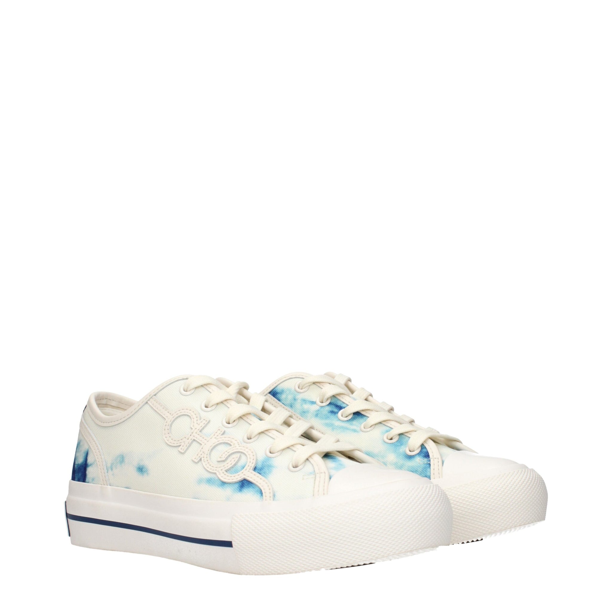 Jimmy Choo Beige Fabric Low Tops