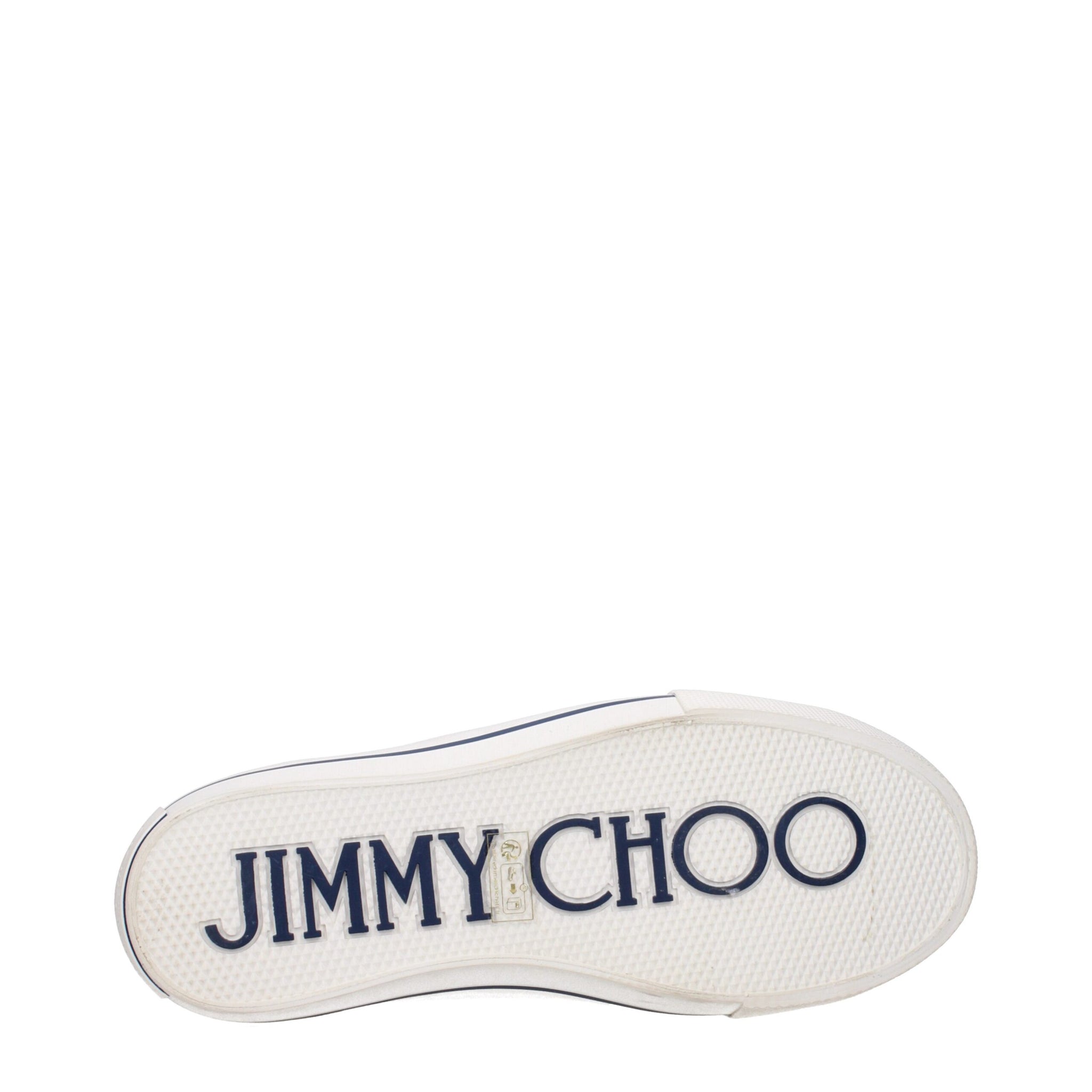 Jimmy Choo Beige Fabric Low Tops